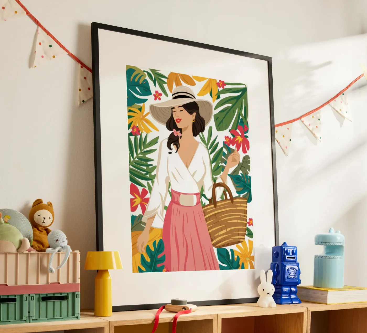 Chic Summer Stroll poster by Sun Riser