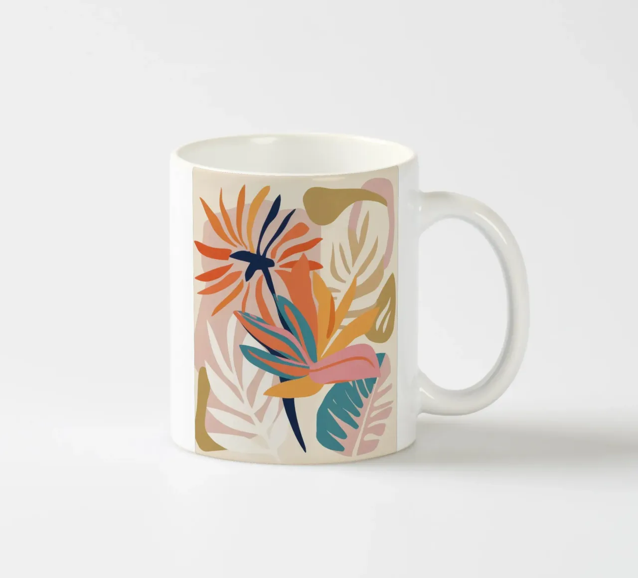 Uccello del Paradiso astratto tazza in ceramica da Sun Riser