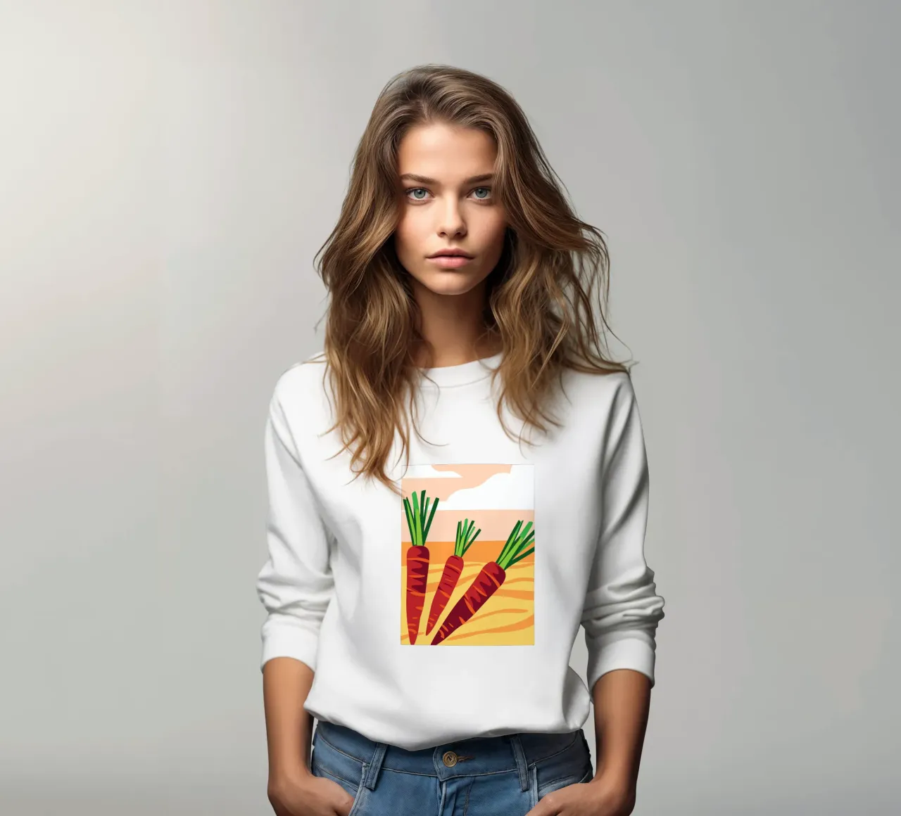 Carote fresche felpa da OFFICIAL FRUIT & VEGETABLES