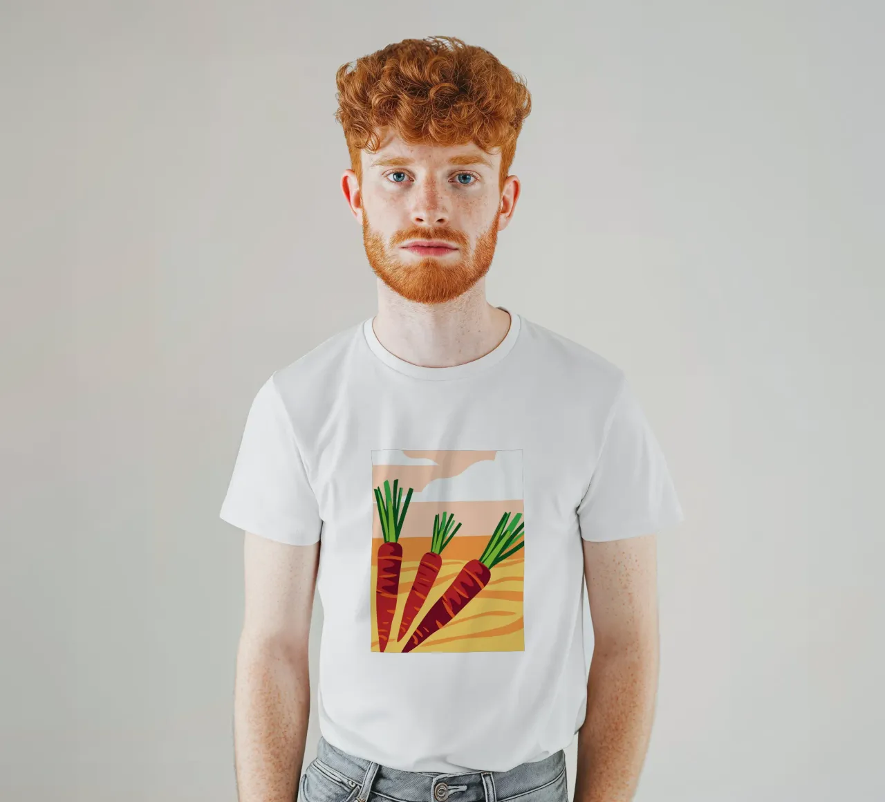 Carote fresche t-shirt da OFFICIAL FRUIT & VEGETABLES