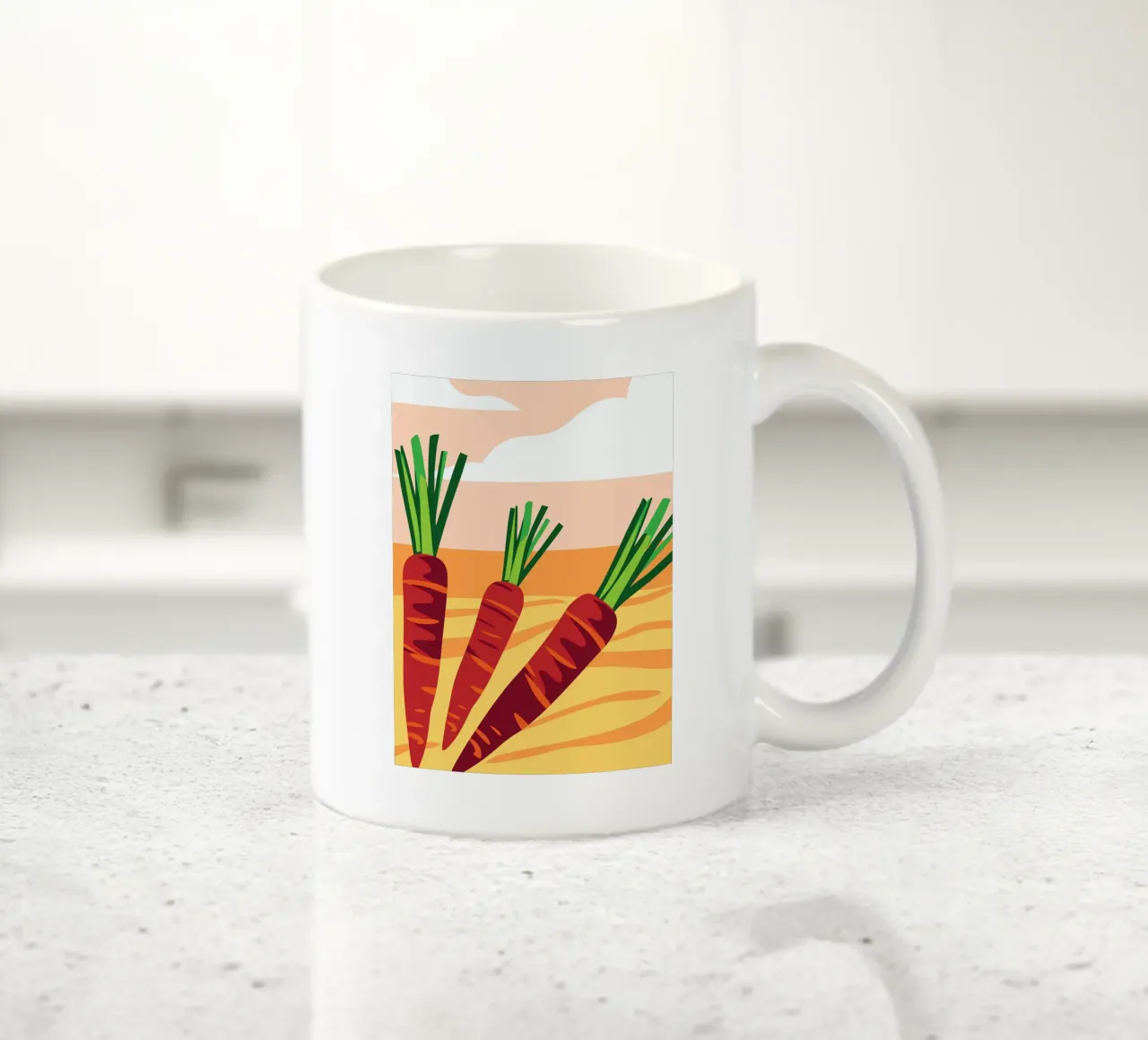 Carote fresche tazza in ceramica da OFFICIAL FRUIT & VEGETABLES