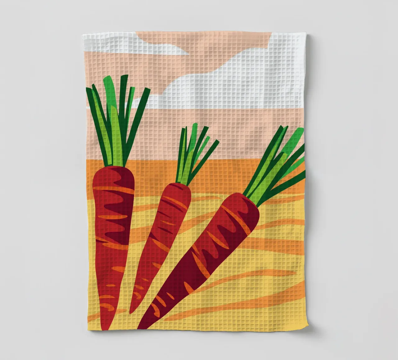 Carote fresche canovaccio da cucina da OFFICIAL FRUIT & VEGETABLES
