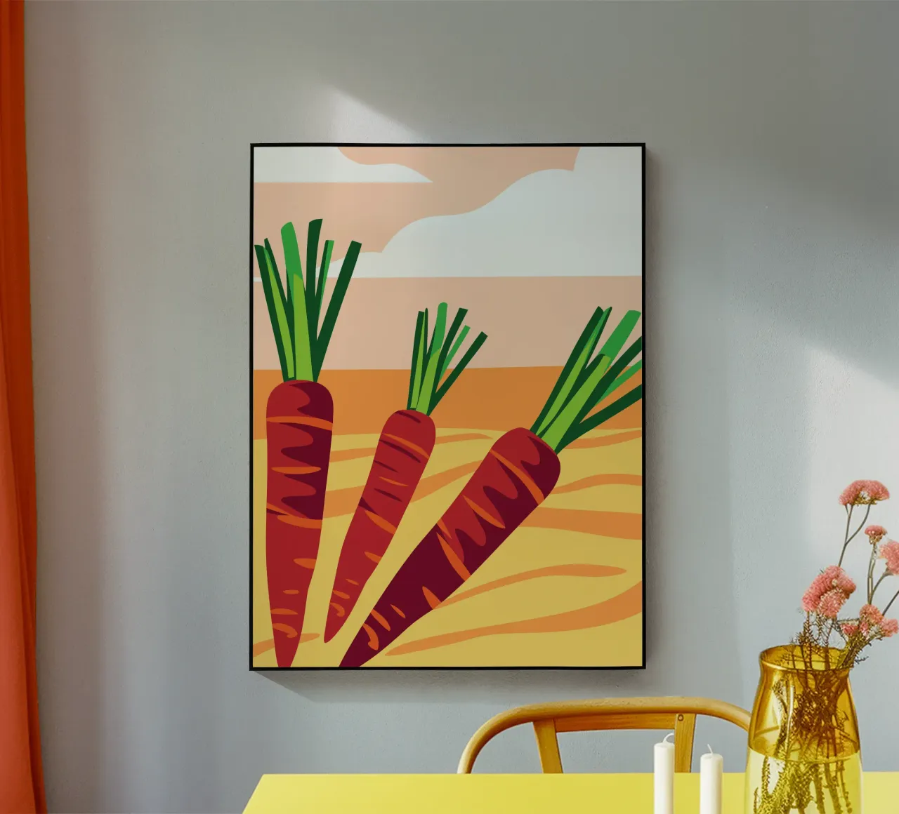 Carote fresche plexiglass da OFFICIAL FRUIT & VEGETABLES