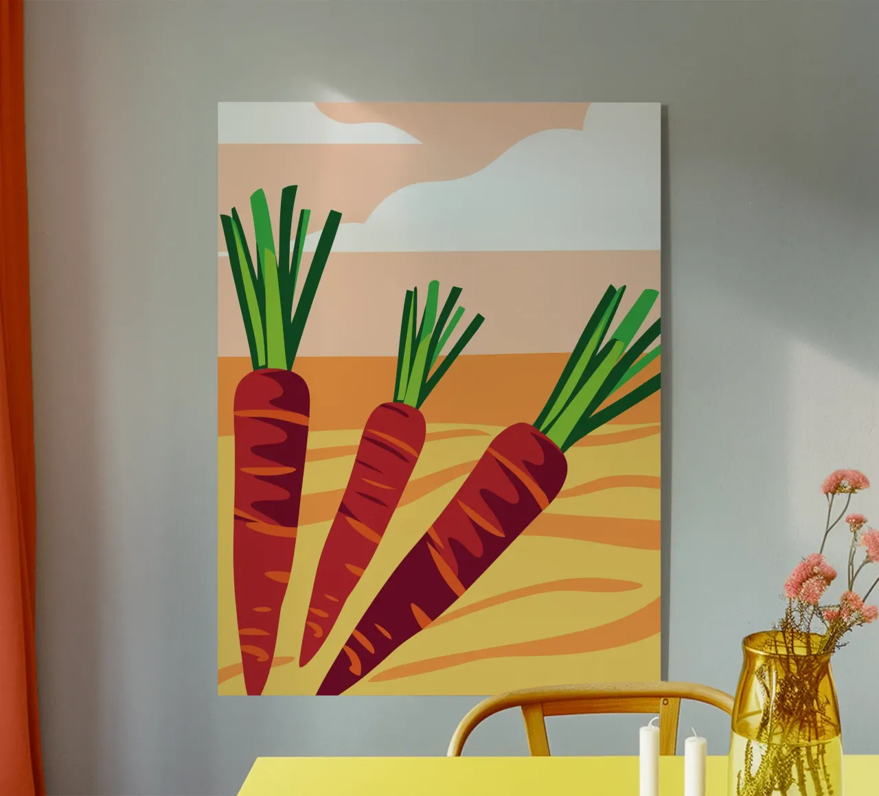 Carote fresche plexiglass da OFFICIAL FRUIT & VEGETABLES