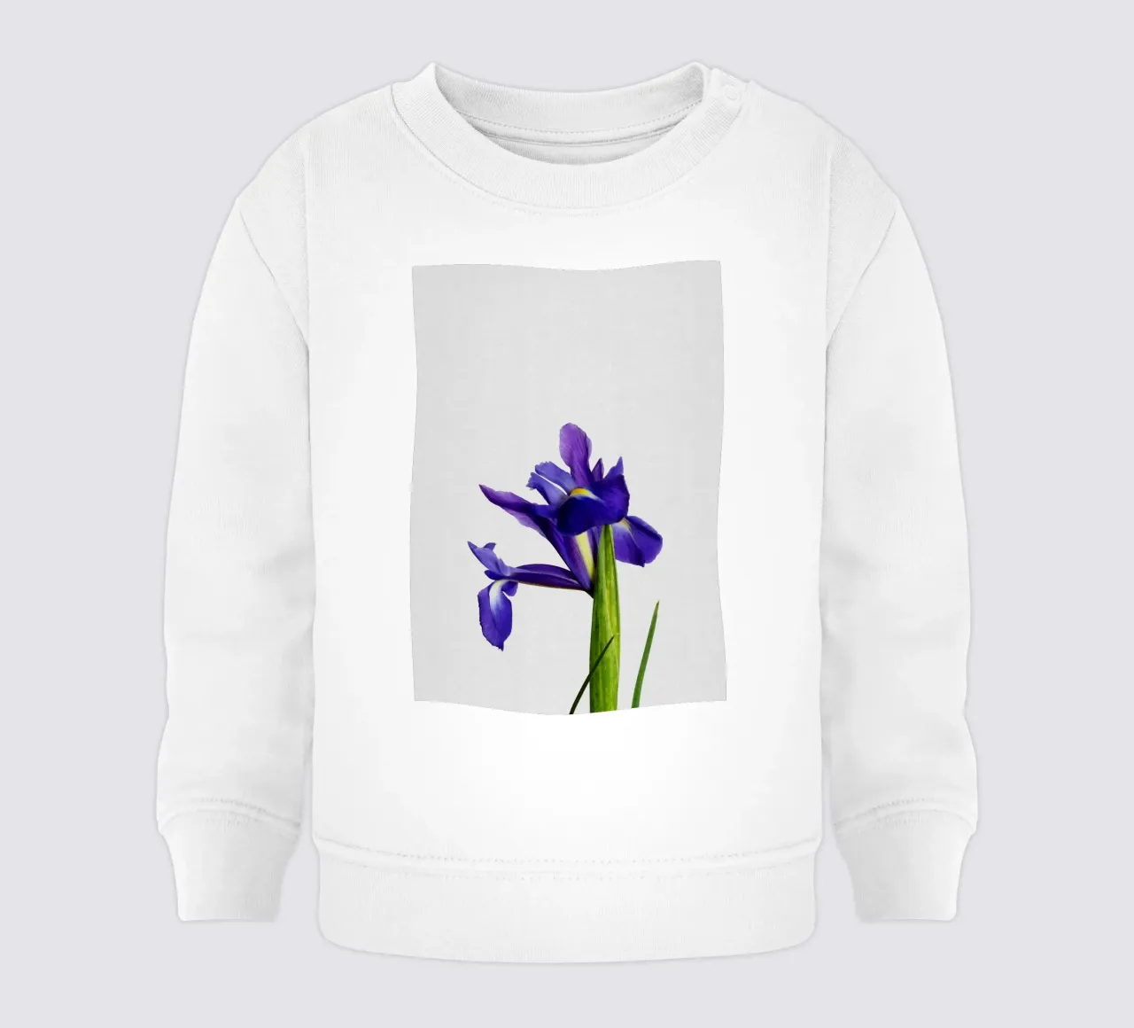Natura morta di iris felpa neonato da Orara Studio