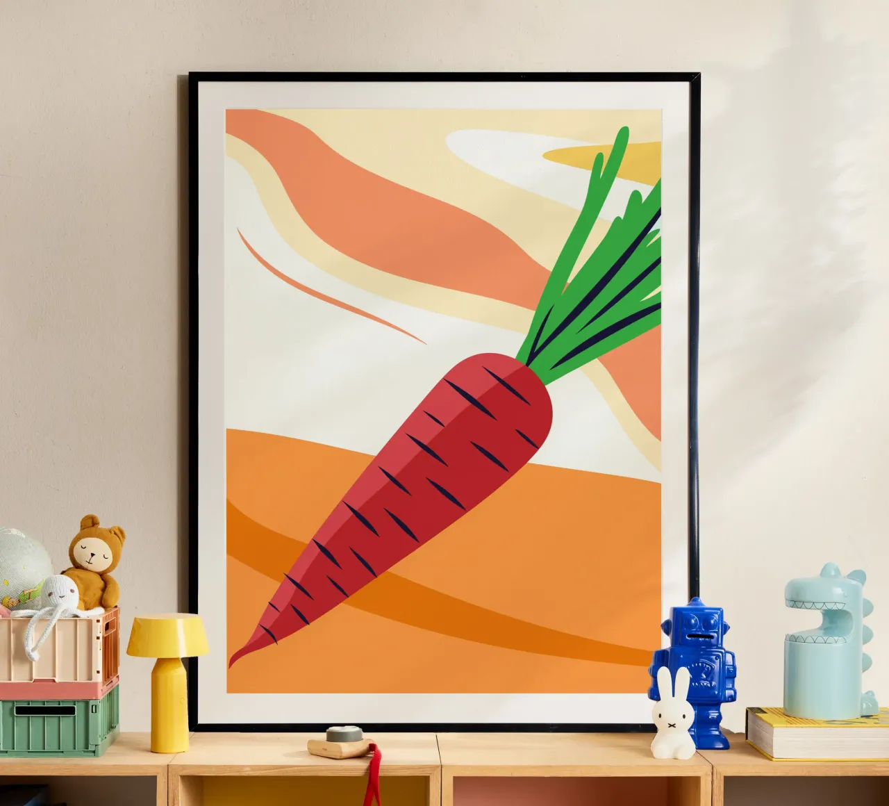 Carote fresche carta hahnemühle da OFFICIAL FRUIT & VEGETABLES