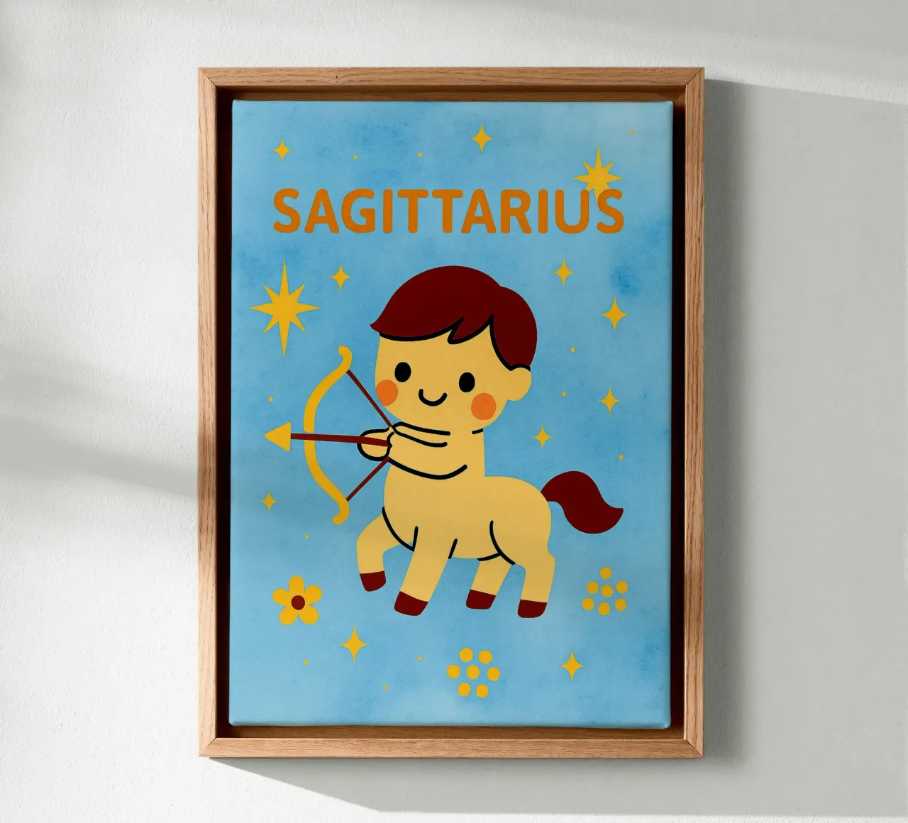 dierenriem boogschutter canvas van SADELA