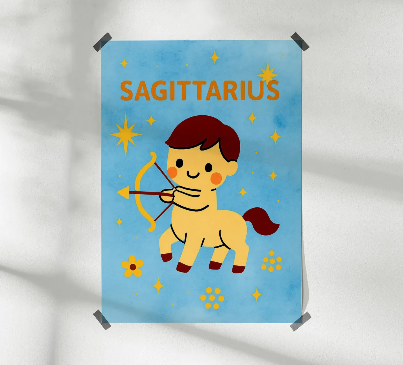 zodiac sagittarius poster van SADELA