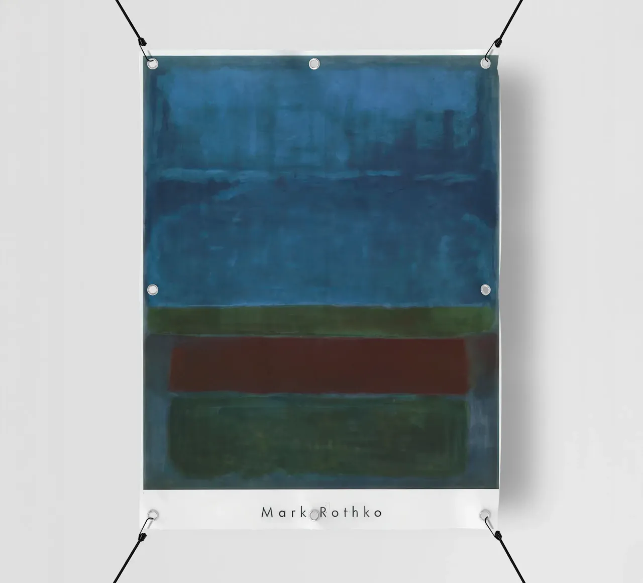 mark rothko blu verde e marrone telo in pvc da traveler