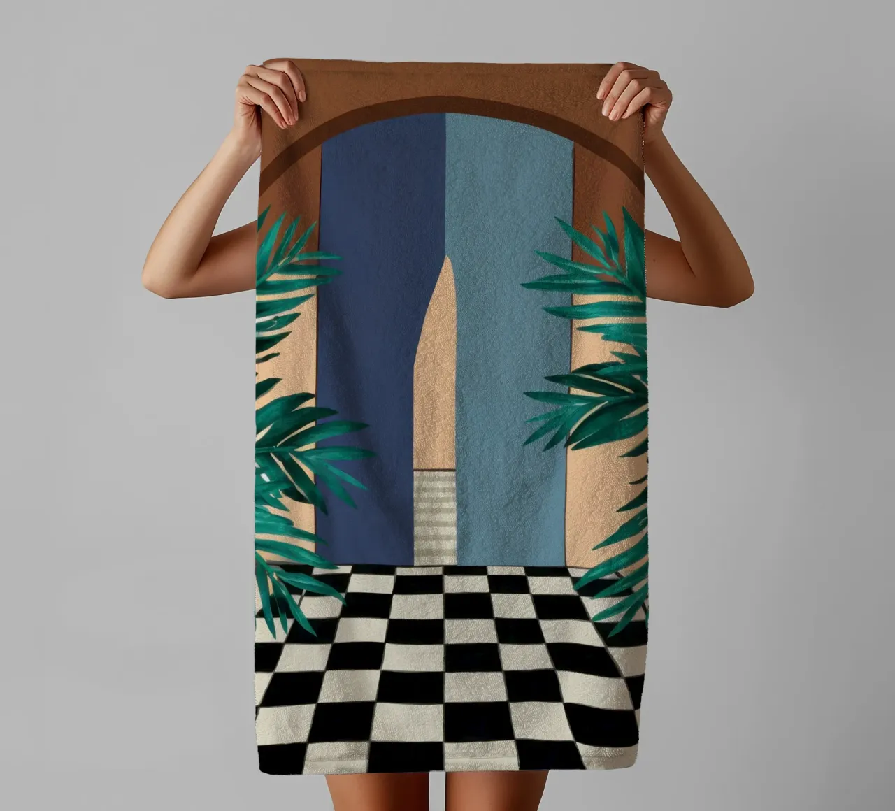Gateway to Paradise towel by Sun Riser