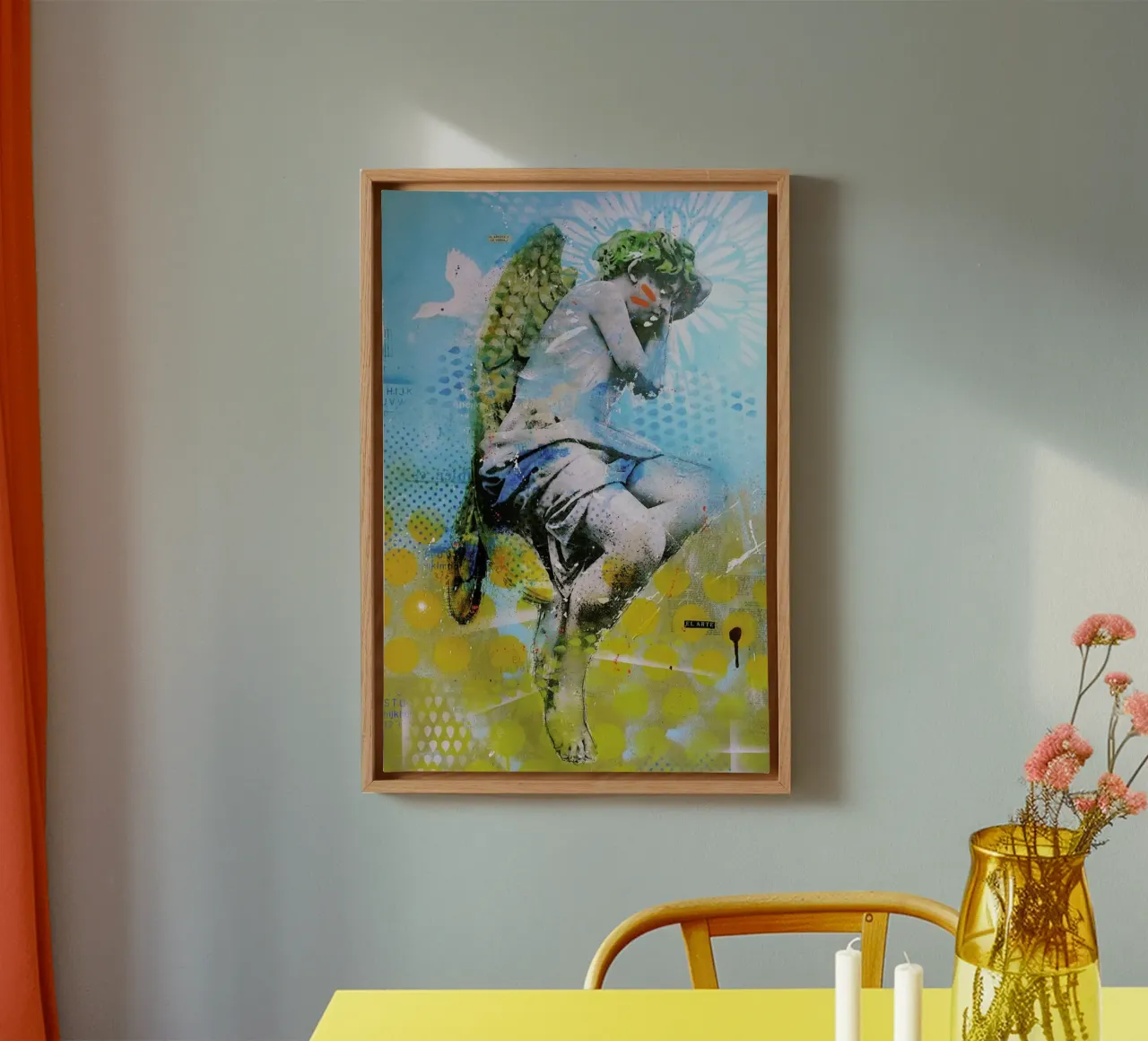 Angelito canvas by Tameo