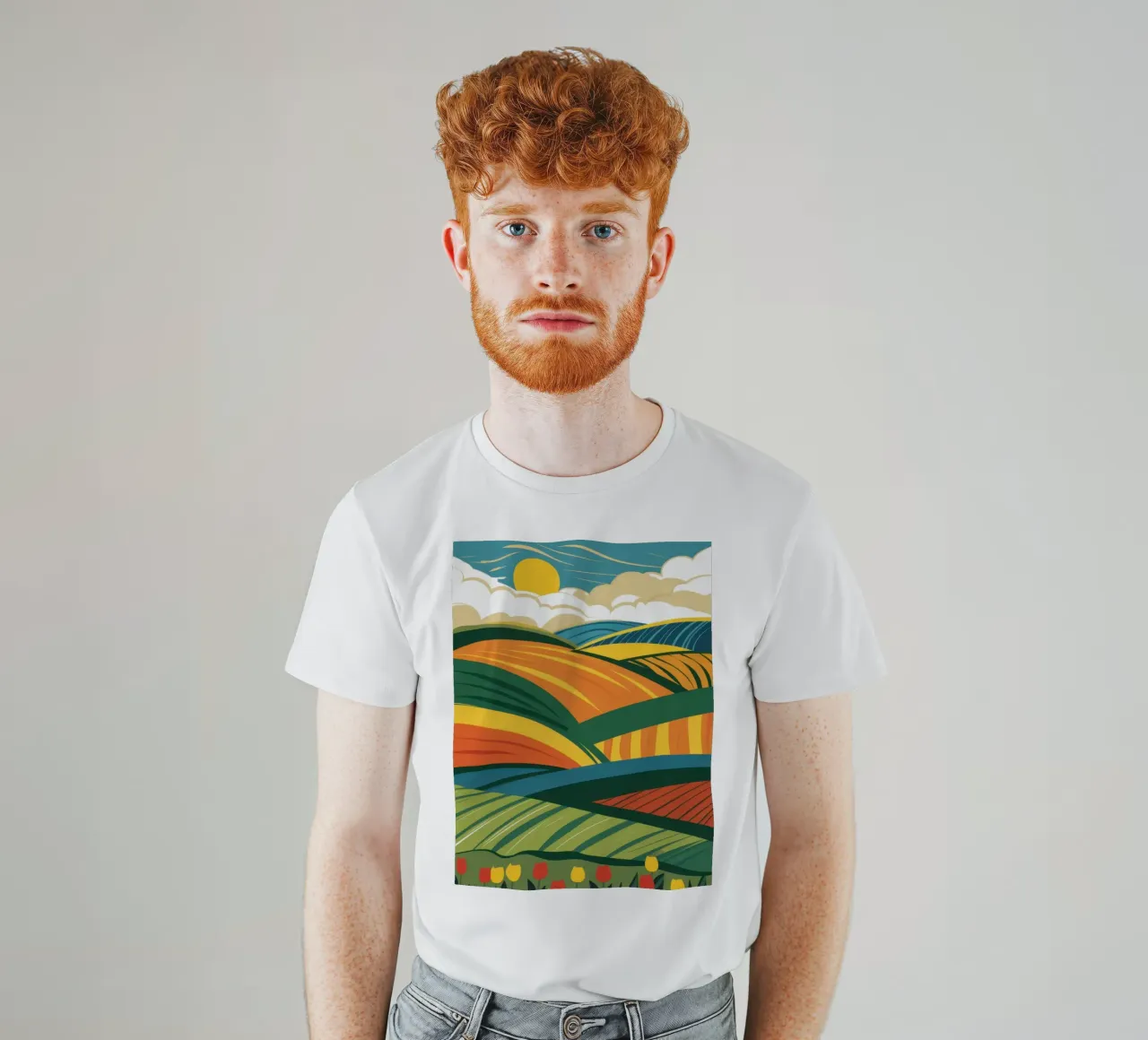 Campi coltivati in abbondanza t-shirt da Sun Riser