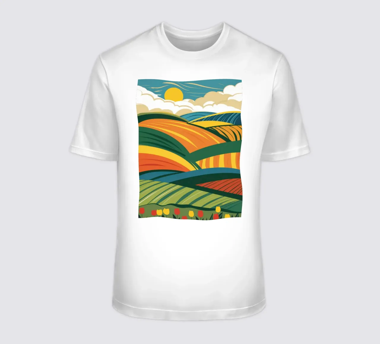 Campi coltivati in abbondanza t-shirt da Sun Riser