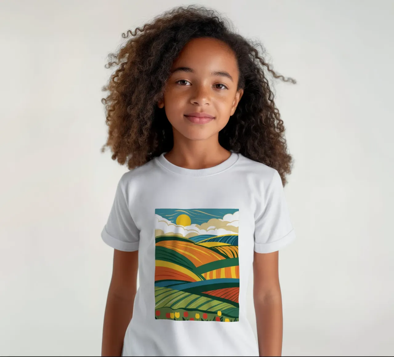 Bountiful Rolling Fields t-shirt bambini da Sun Riser
