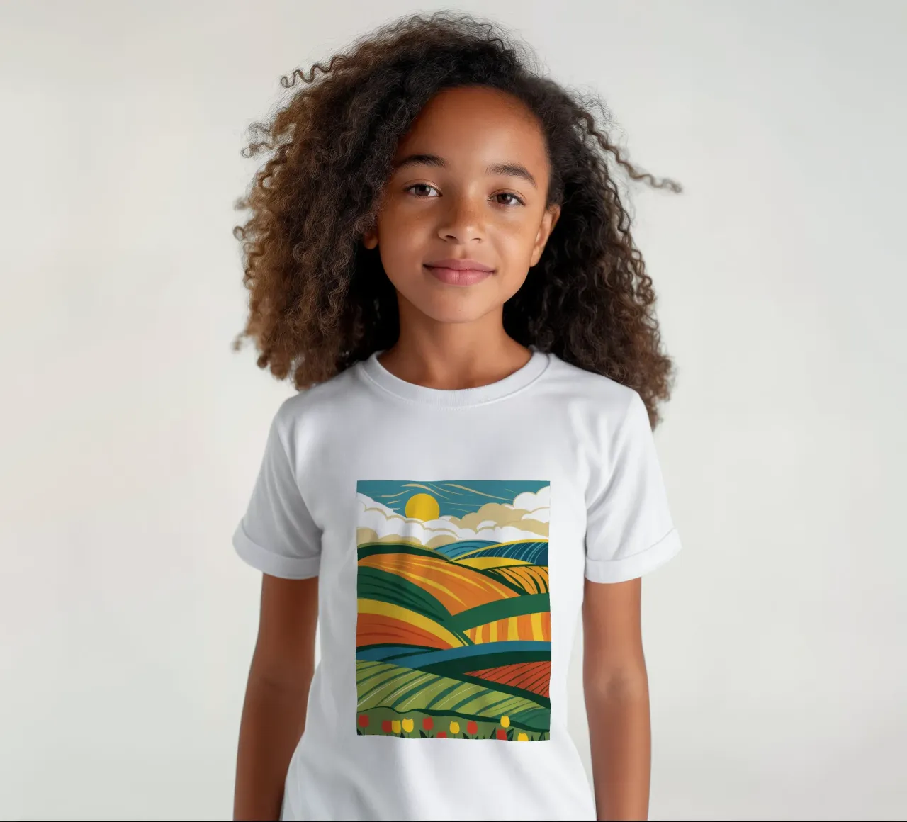 Bountiful Rolling Fields t-shirt bambini da Sun Riser
