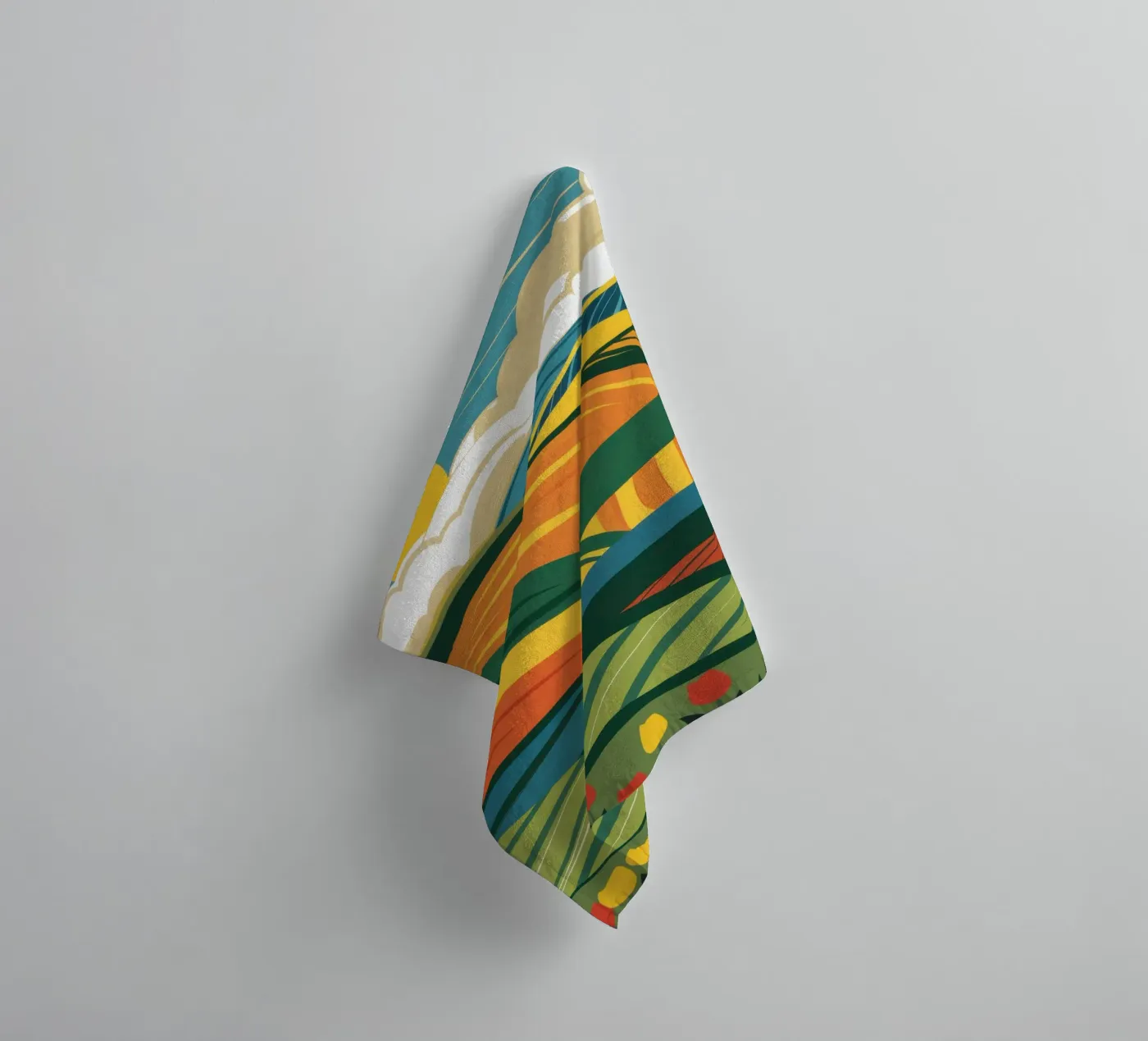 Bountiful Rolling Fields towel by Sun Riser