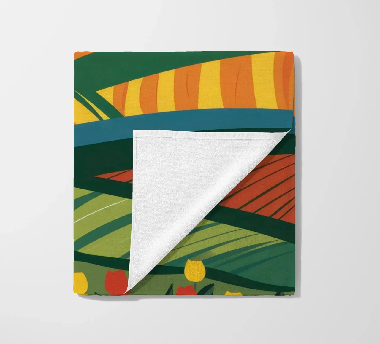 Overvloedig glooiende velden strandhanddoek van Sun Riser