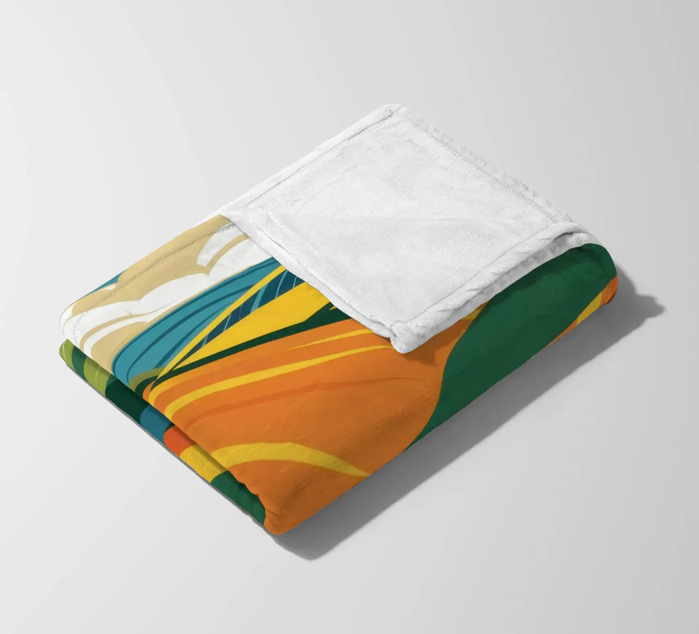 Bountiful Rolling Fields fleece blanket by Sun Riser