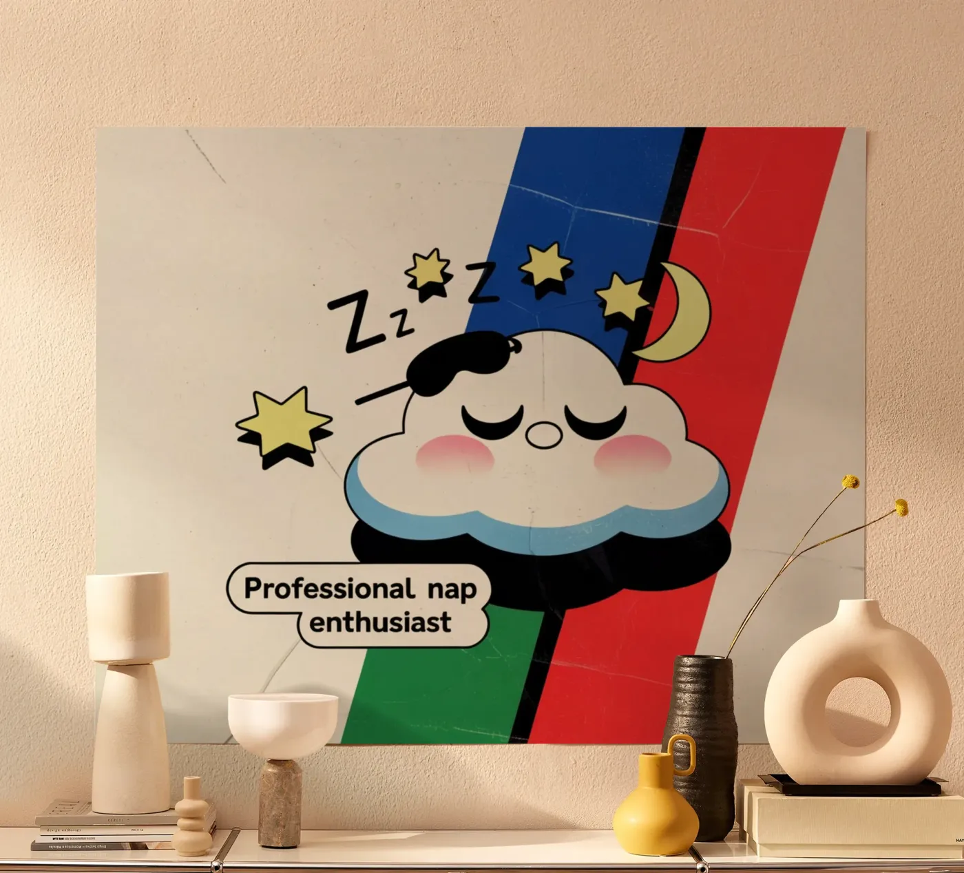 Sleep Clouds poster by florian luft