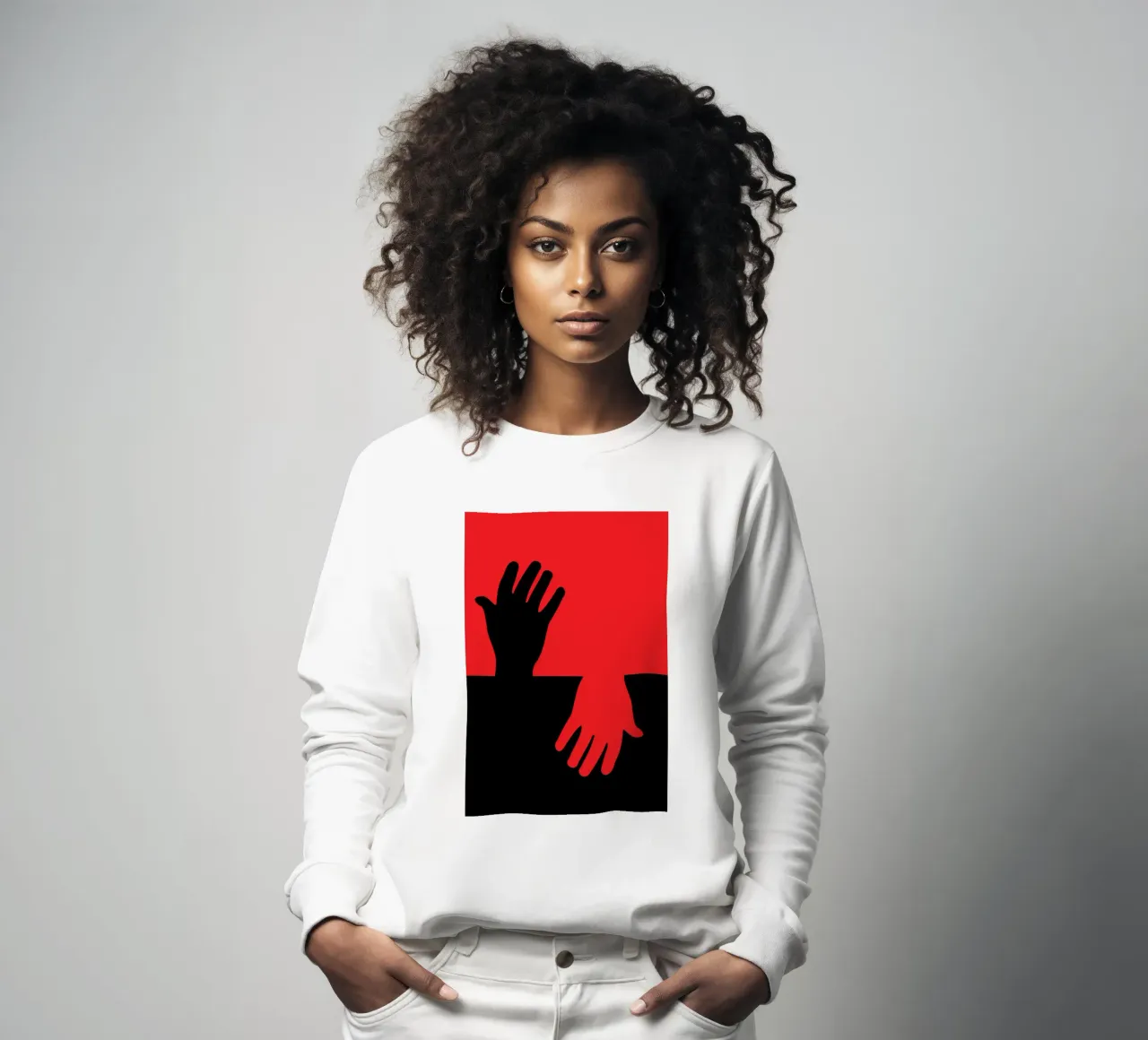 Hand Hoffnung Sweatshirt von SADELA