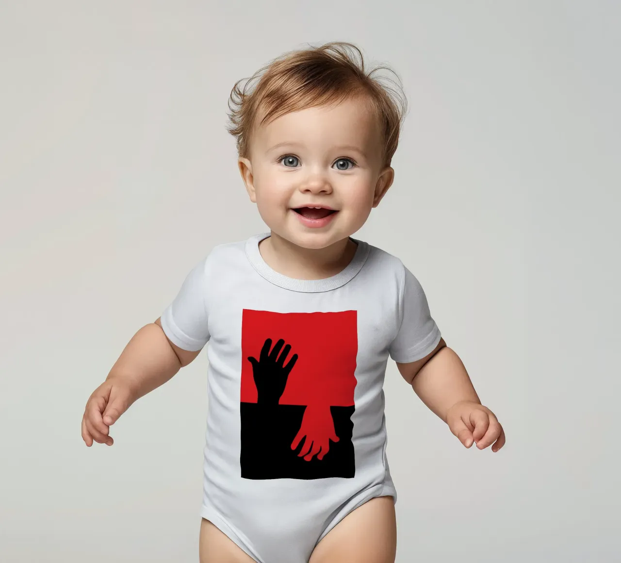 mano speranza body neonato maniche corte da SADELA