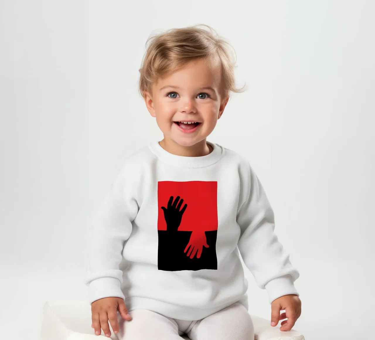 hand hoop baby sweatshirt van SADELA