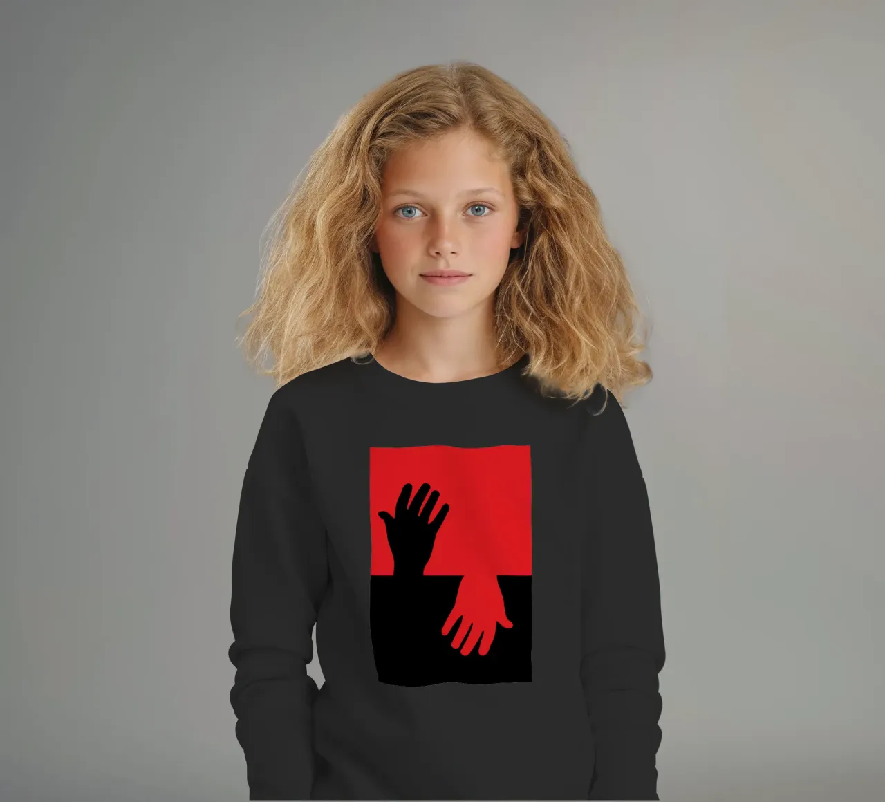 mano speranza felpa bambino da SADELA