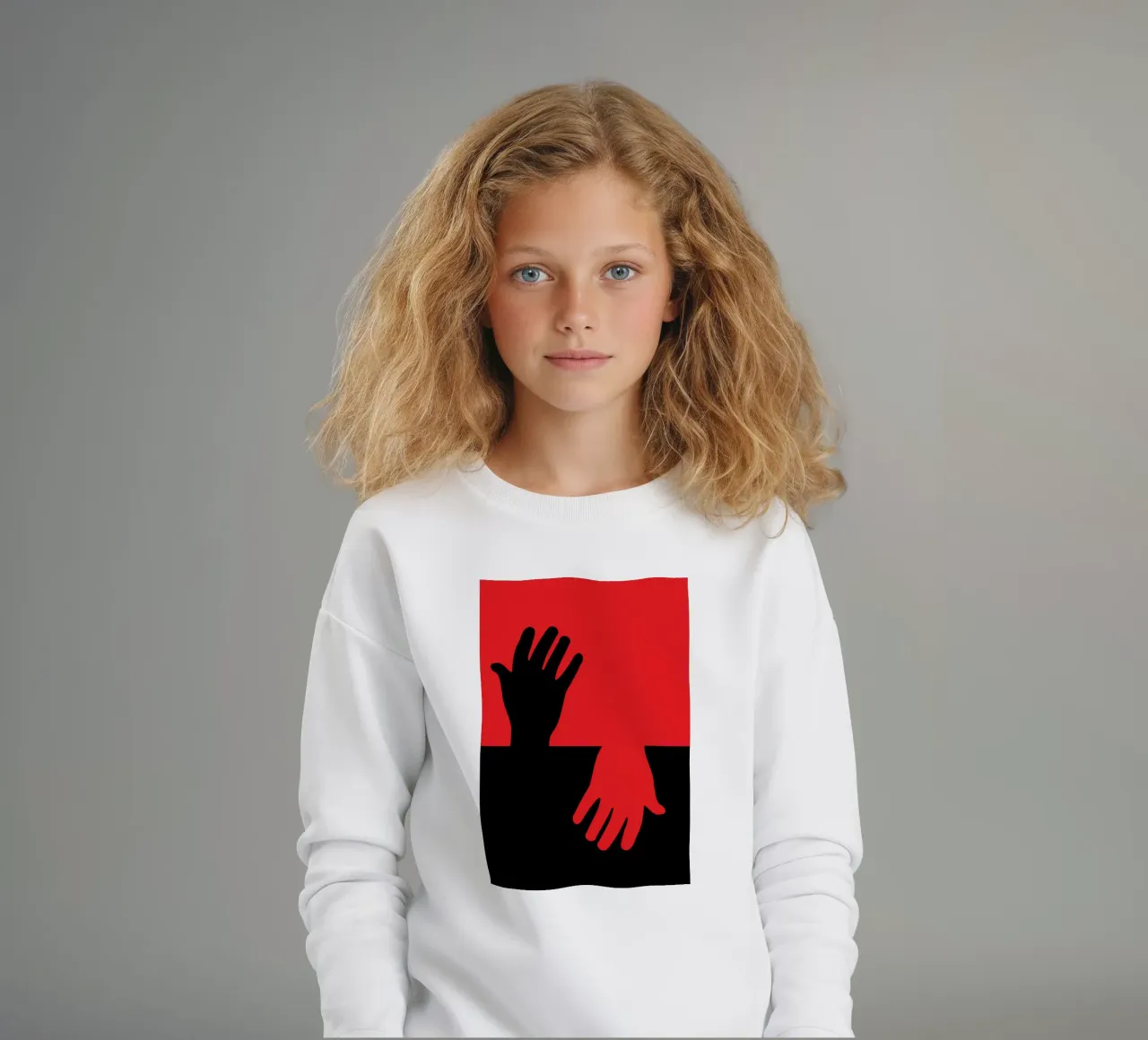 mano speranza felpa bambino da SADELA