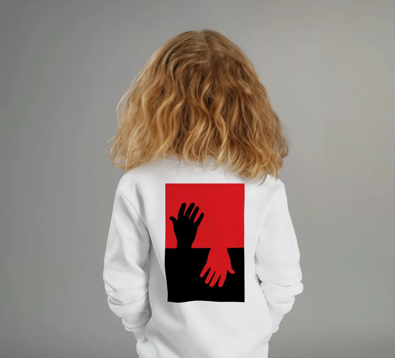 mano speranza felpa bambino da SADELA