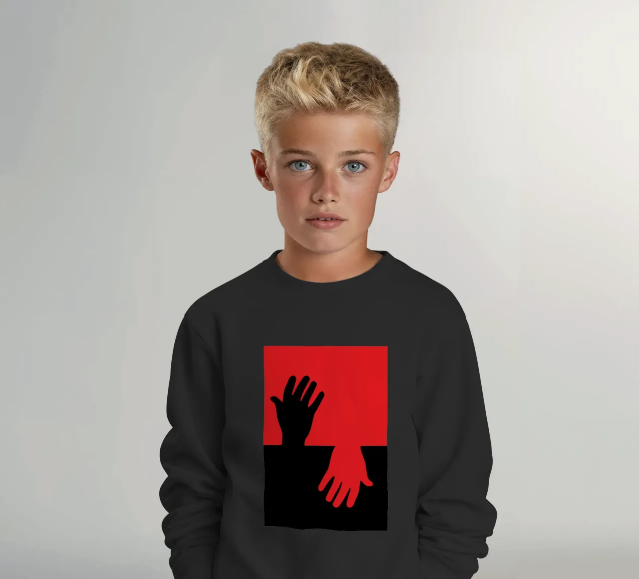 mano speranza felpa bambino da SADELA