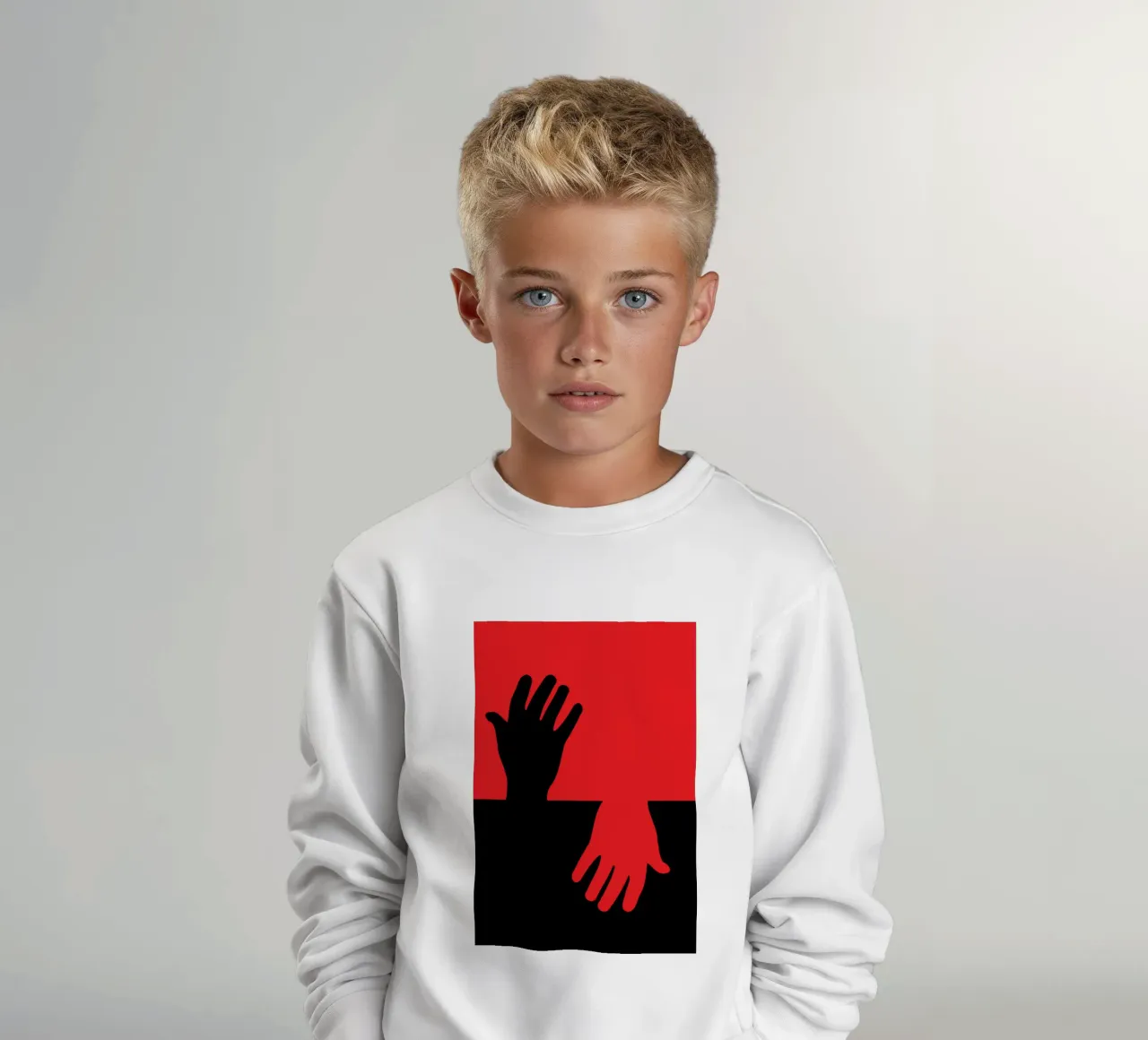 mano speranza felpa bambino da SADELA