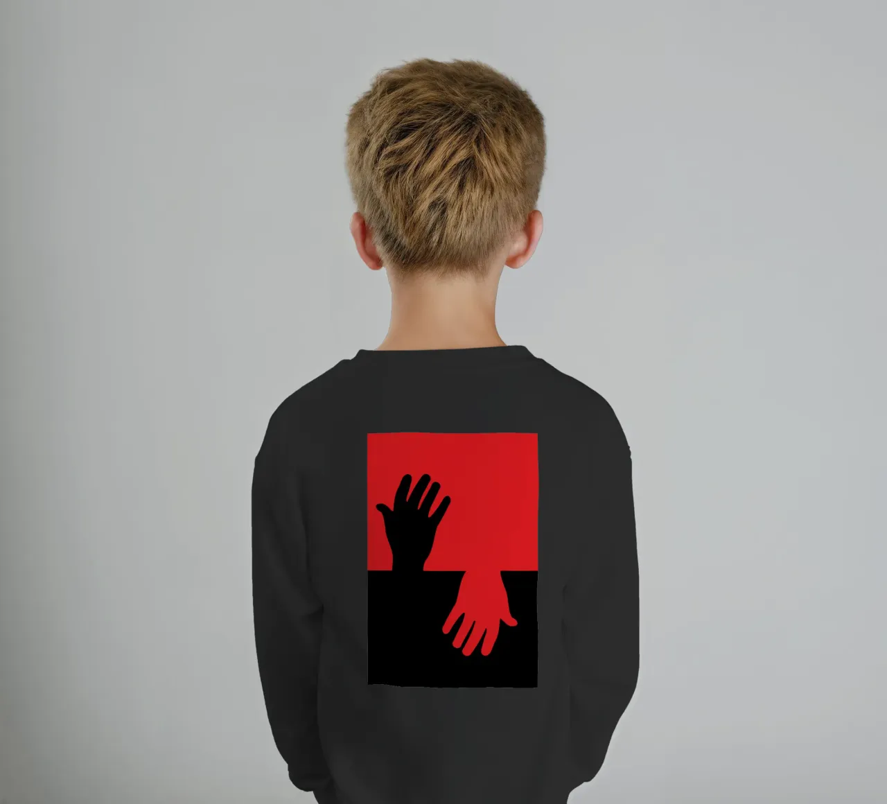 mano speranza felpa bambino da SADELA