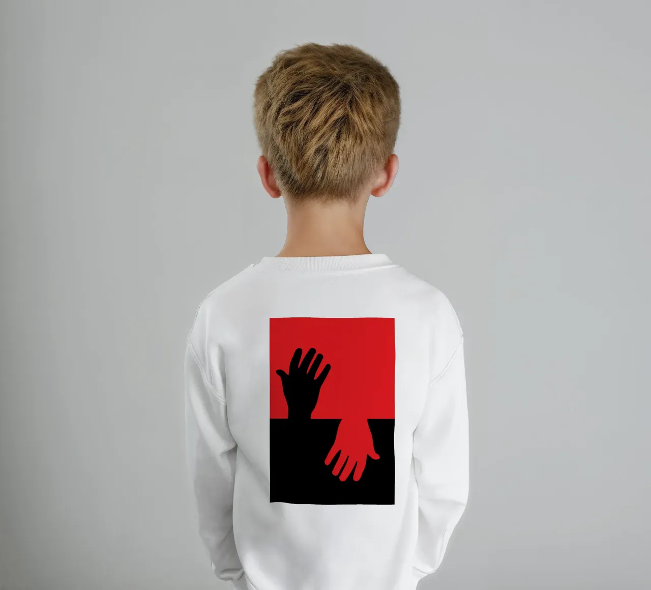 mano speranza felpa bambino da SADELA