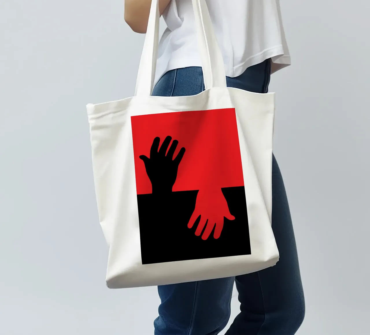 mano speranza borsa in juta da SADELA
