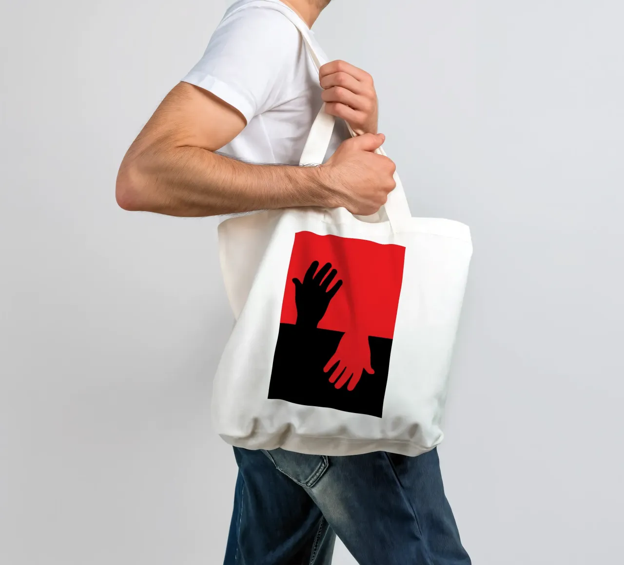 mano speranza borsa in juta da SADELA