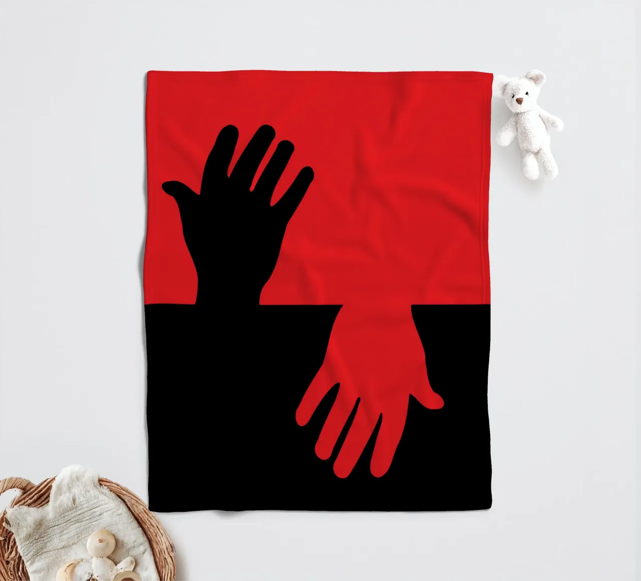 mano speranza coperta in pile da SADELA