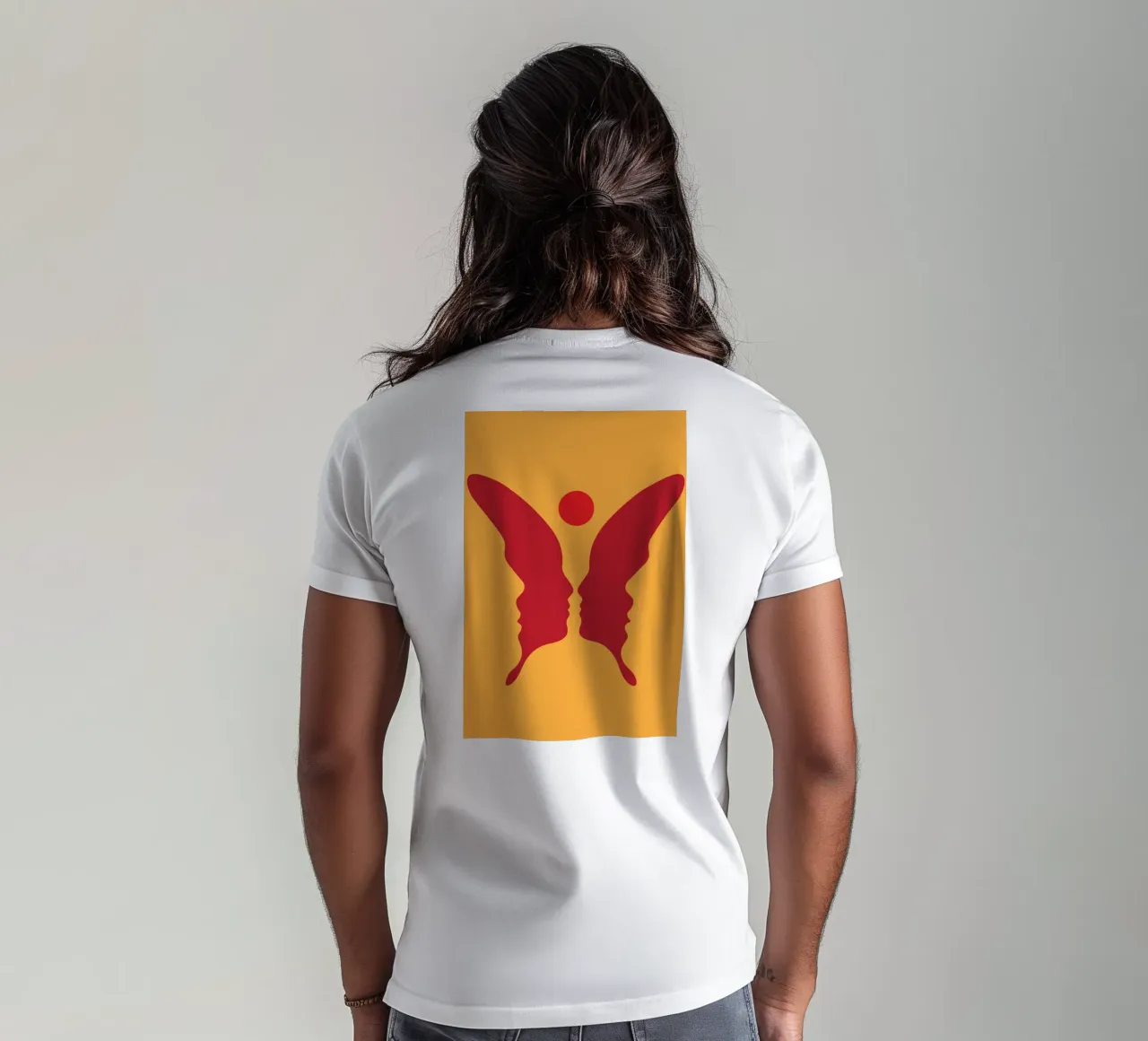 farfalla shilouette t-shirt da SADELA