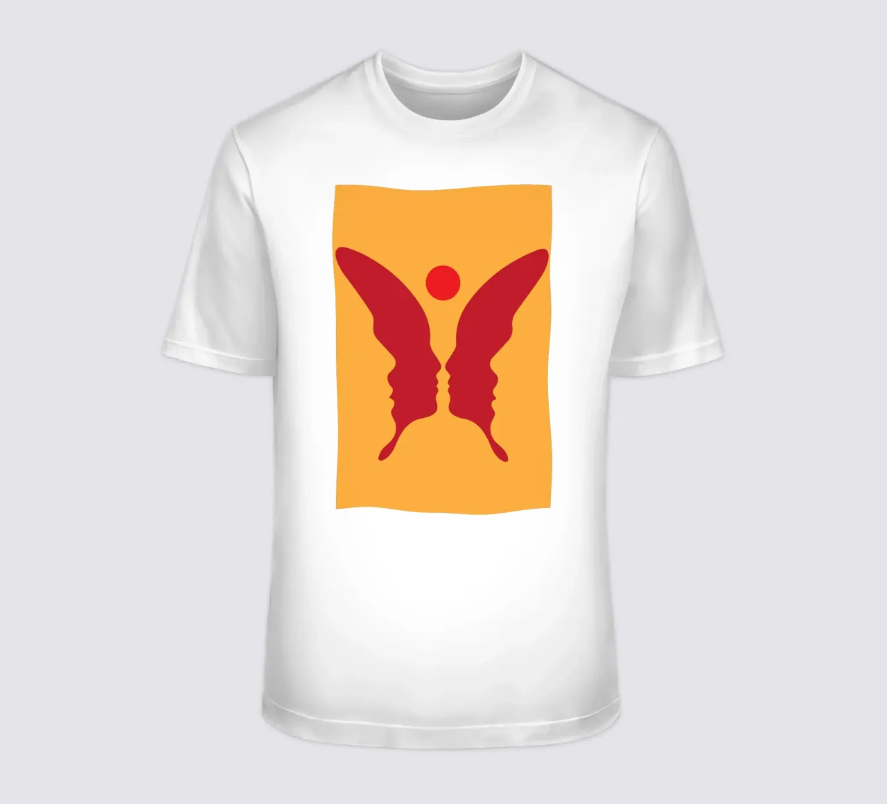 farfalla shilouette t-shirt da SADELA