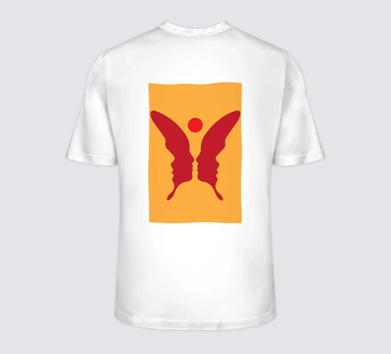 farfalla shilouette t-shirt da SADELA