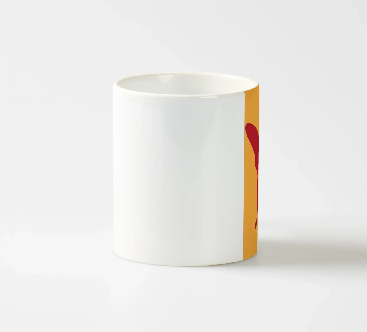 farfalla shilouette tazza in ceramica da SADELA