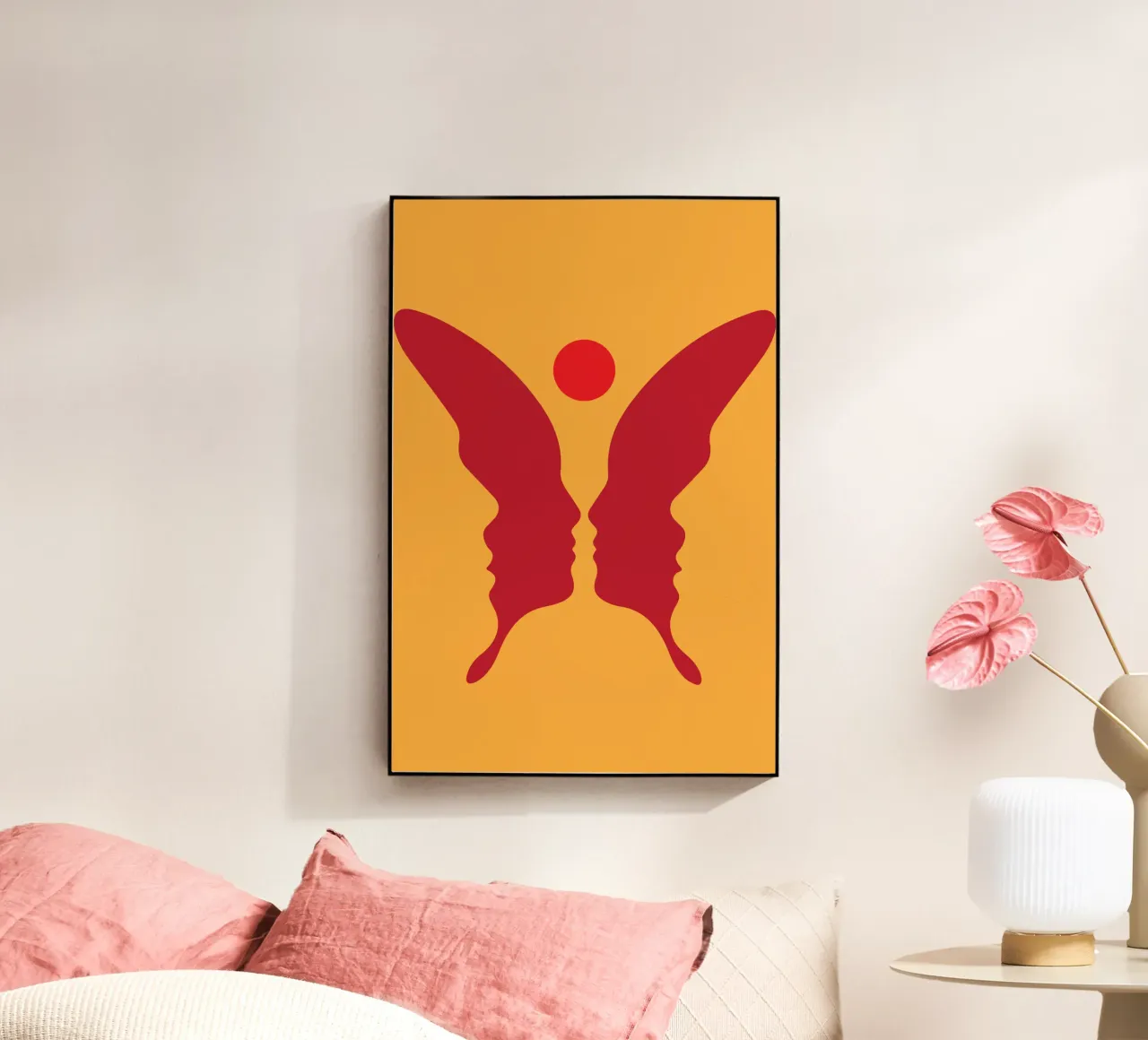 farfalla shilouette plexiglass da SADELA