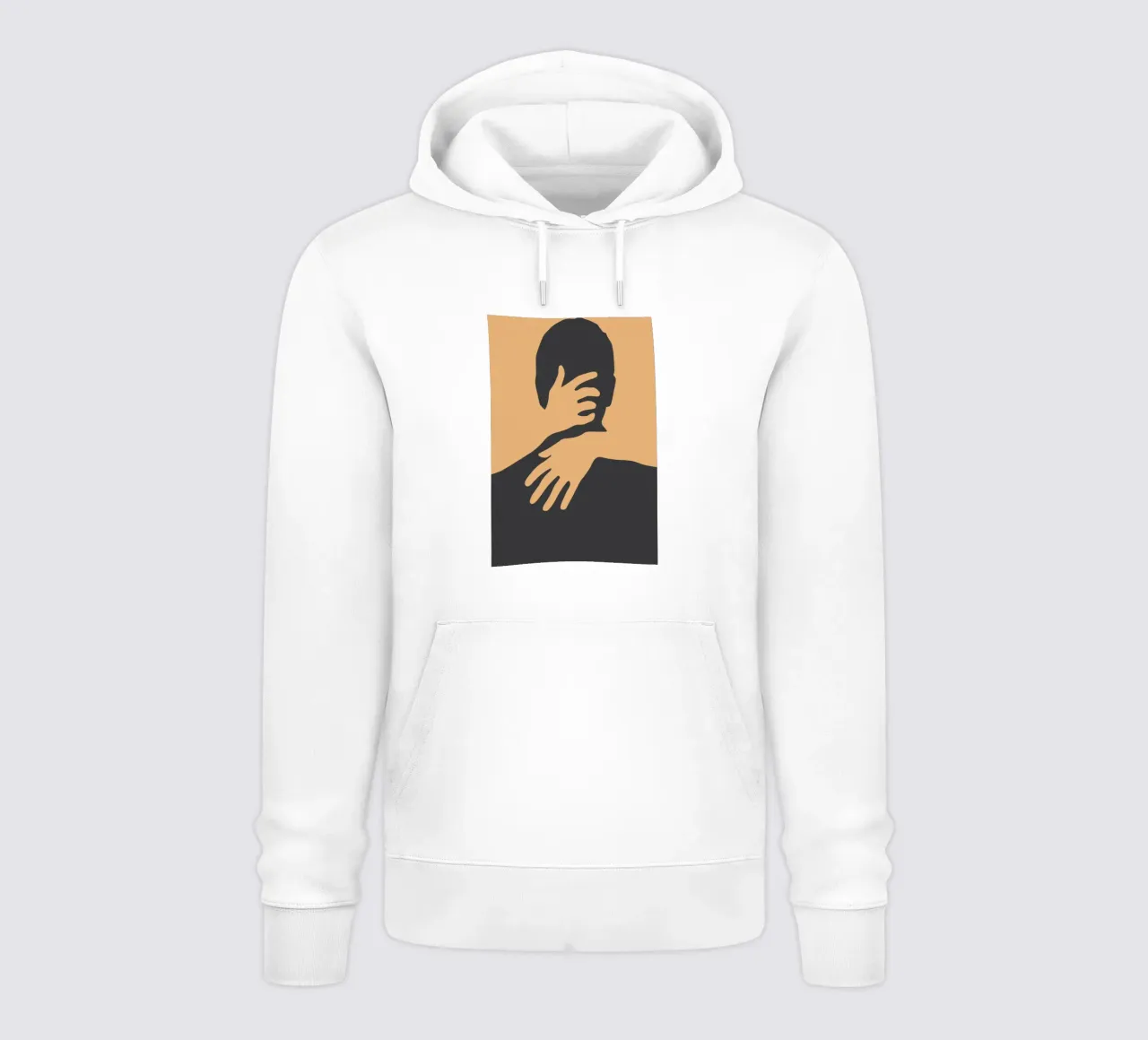 silhouette dell'abbraccio felpa con cappuccio da SADELA