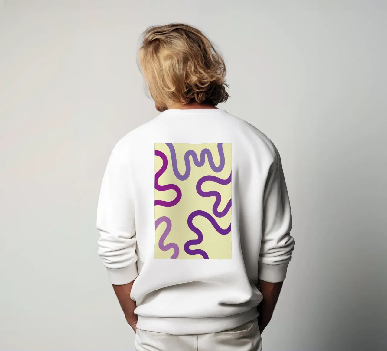 verme viola felpa da SADELA