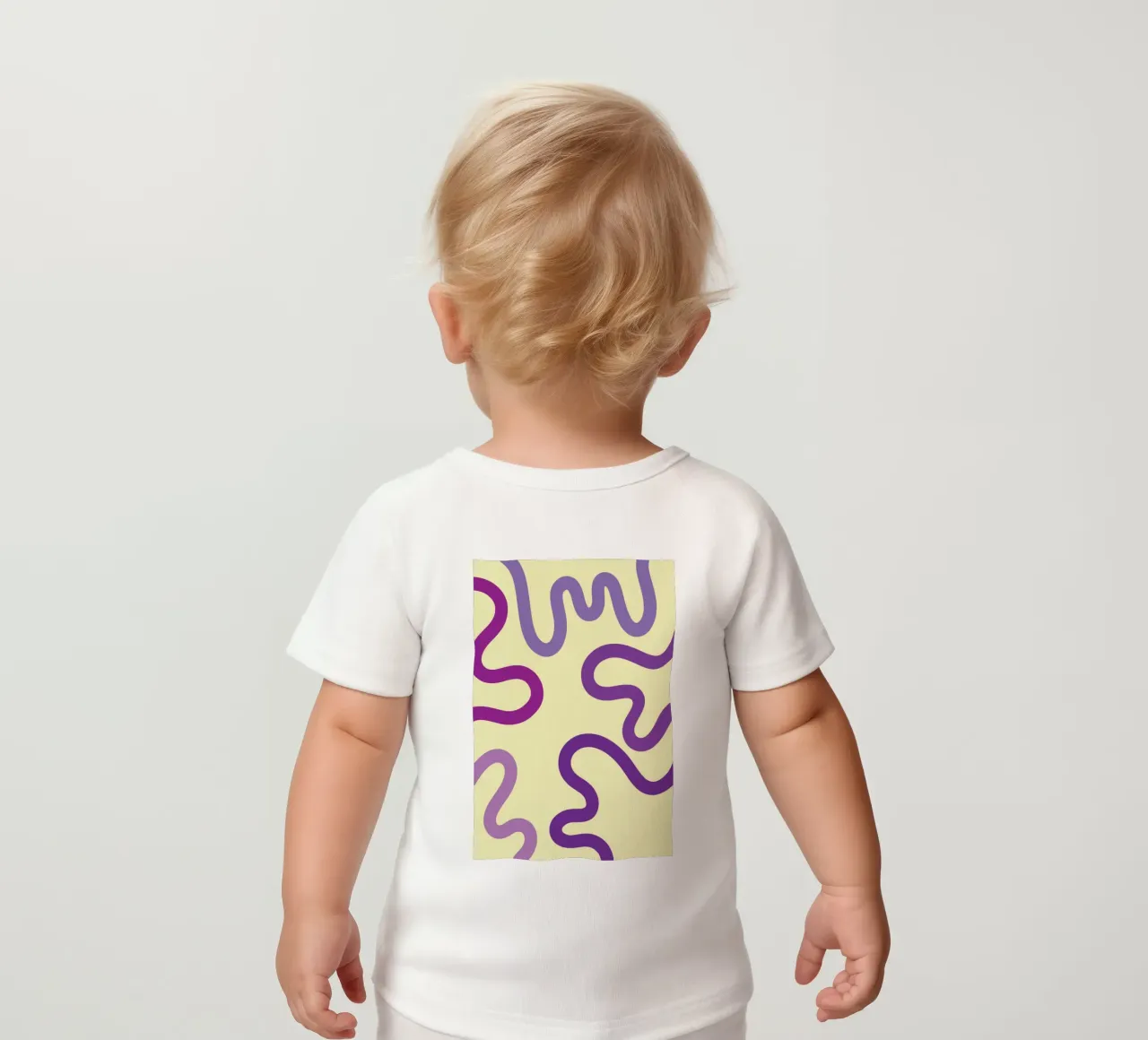 verme viola maglietta neonato da SADELA