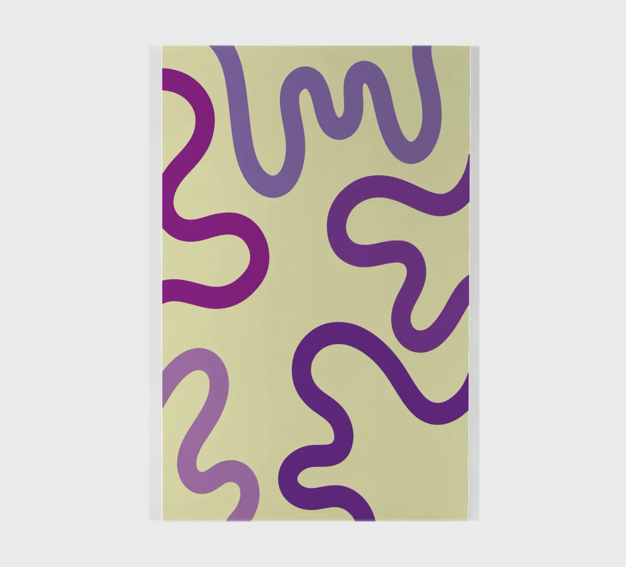 purple worm notebook by SADELA