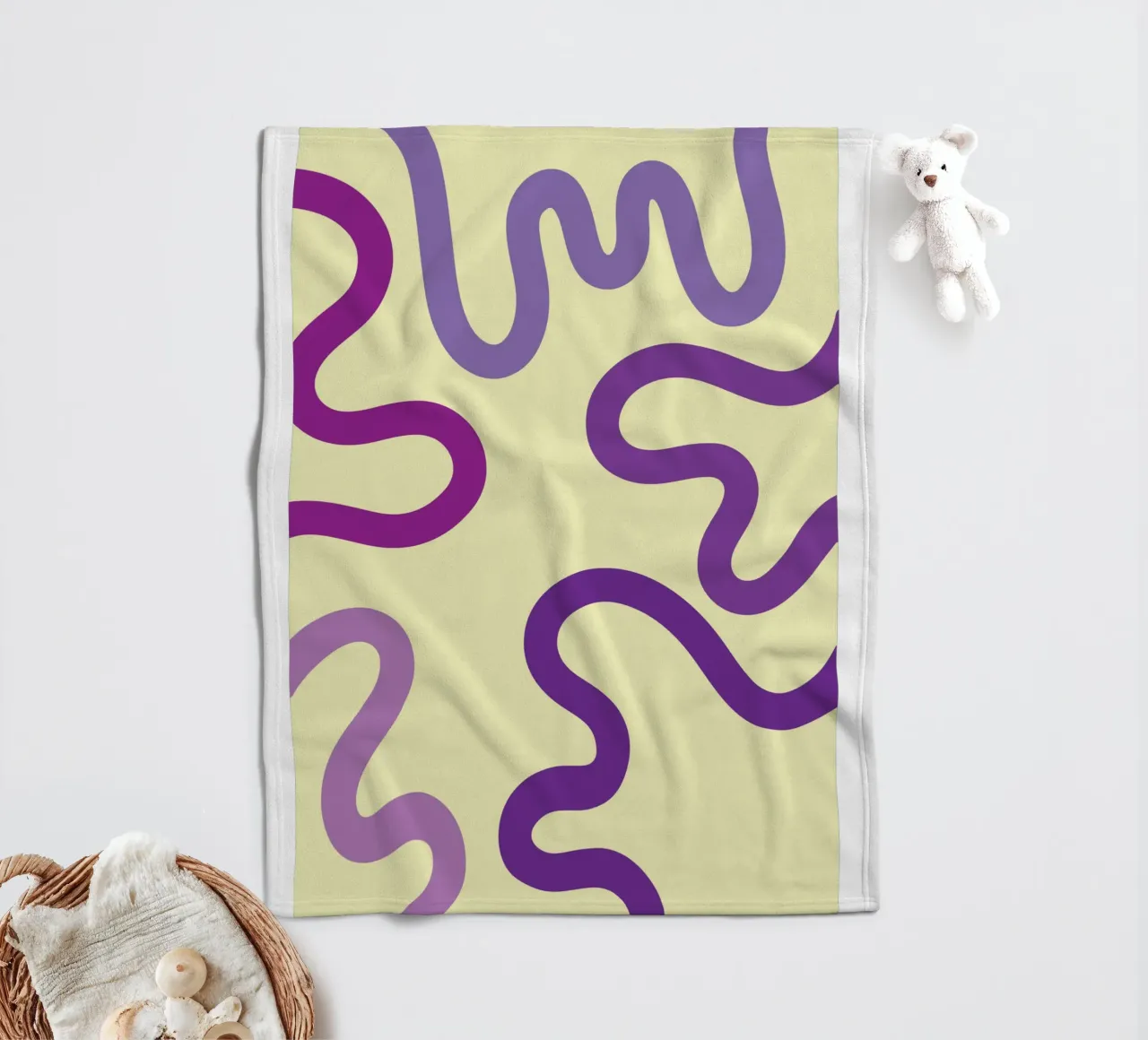 verme viola coperta in pile da SADELA