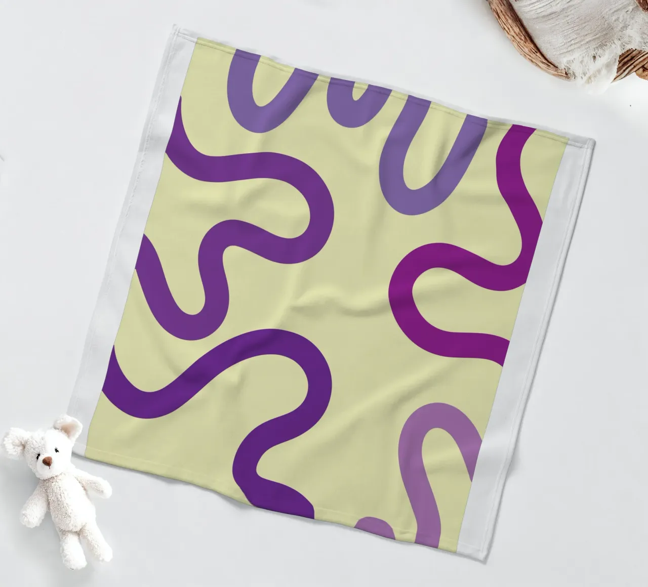 verme viola coperta in pile da SADELA