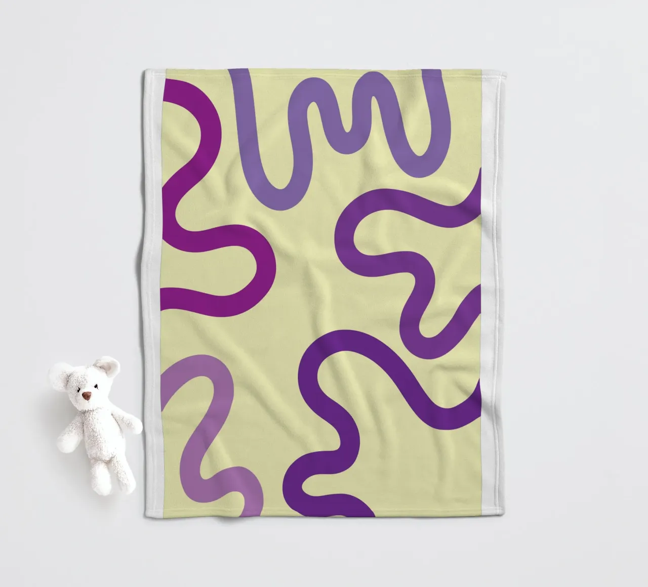 verme viola coperta in pile da SADELA