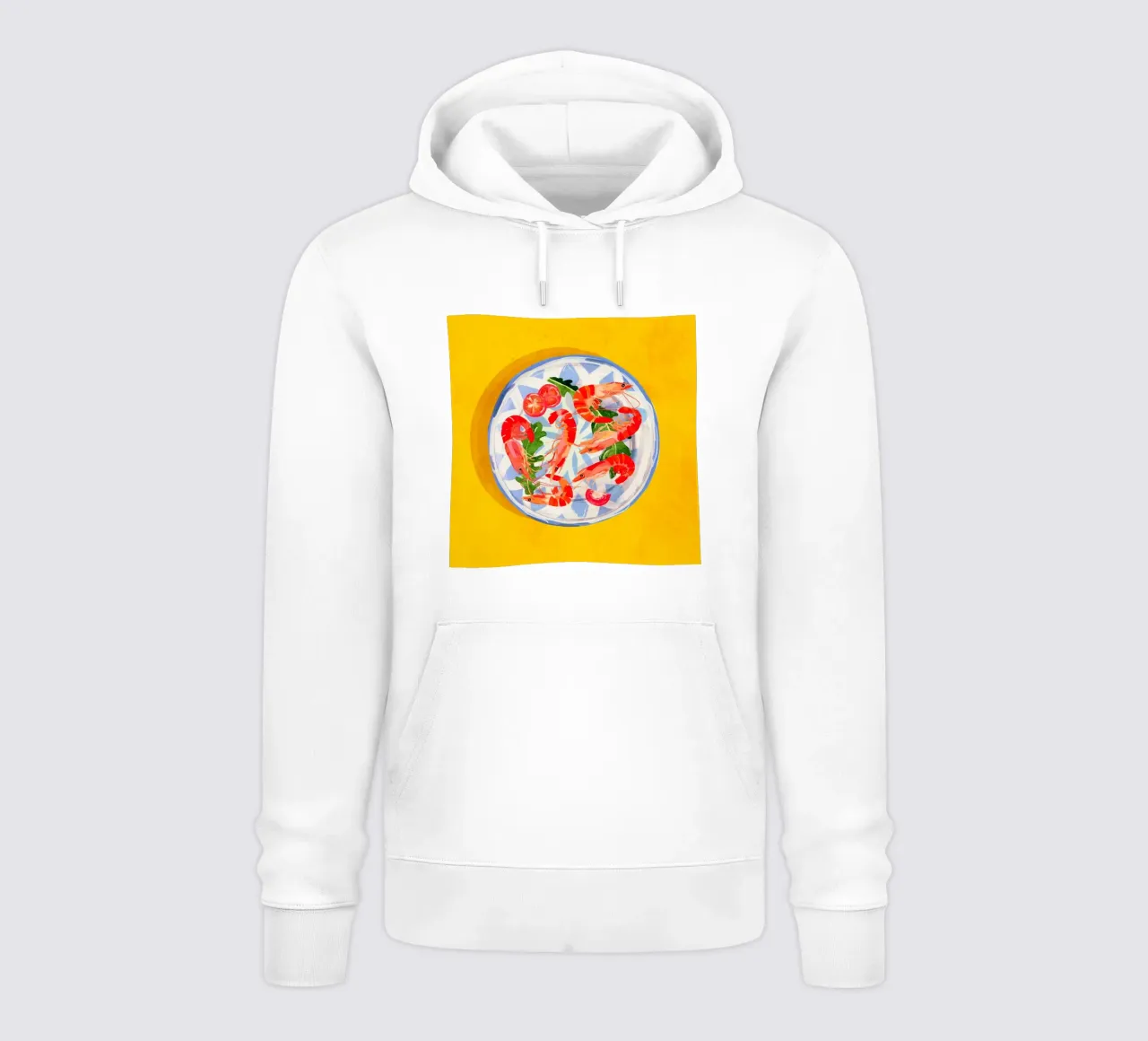 Piatto di frutti di mare 6 felpa con cappuccio da ThingDesign