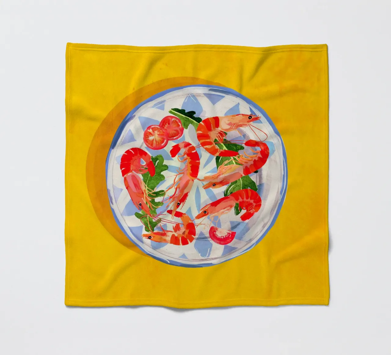 Piatto di frutti di mare 6 coperta in pile da ThingDesign